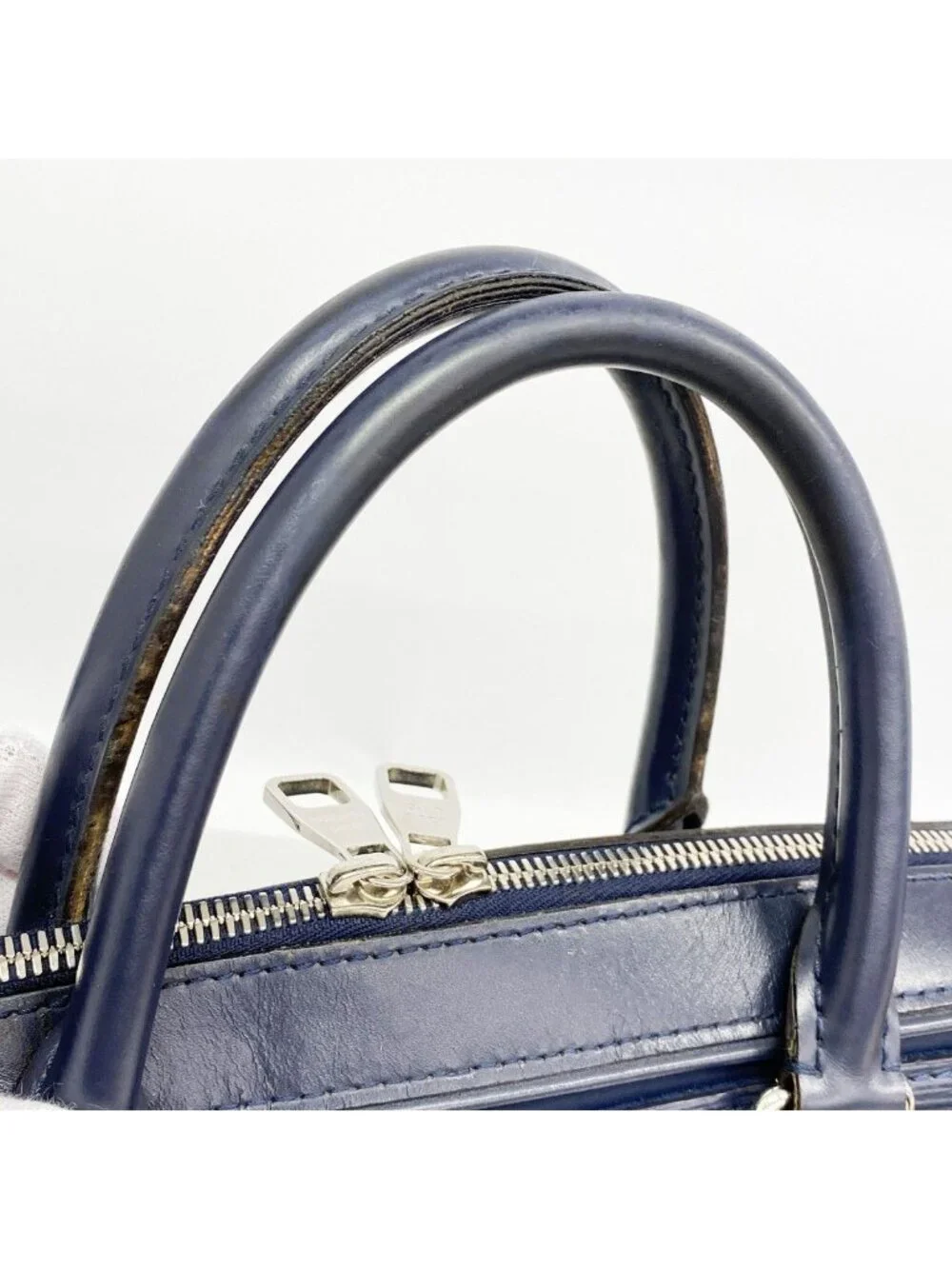 Louis Vuitton Business Epi Dandy Briefcase MM Blue Marine